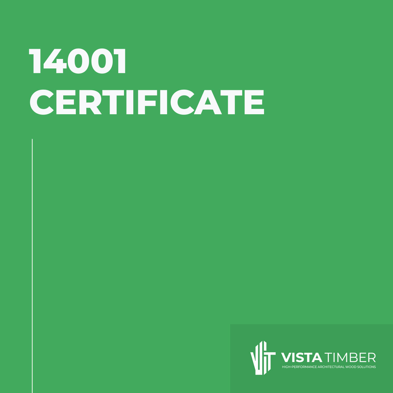 14001 certificate