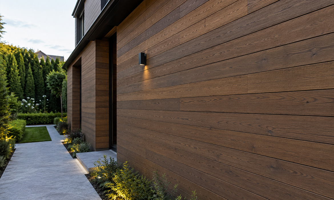 thermowood oak cladding