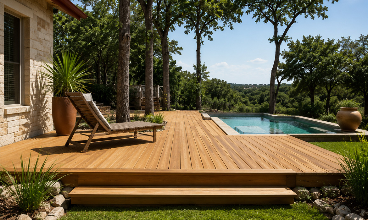 hardwood garapa decking