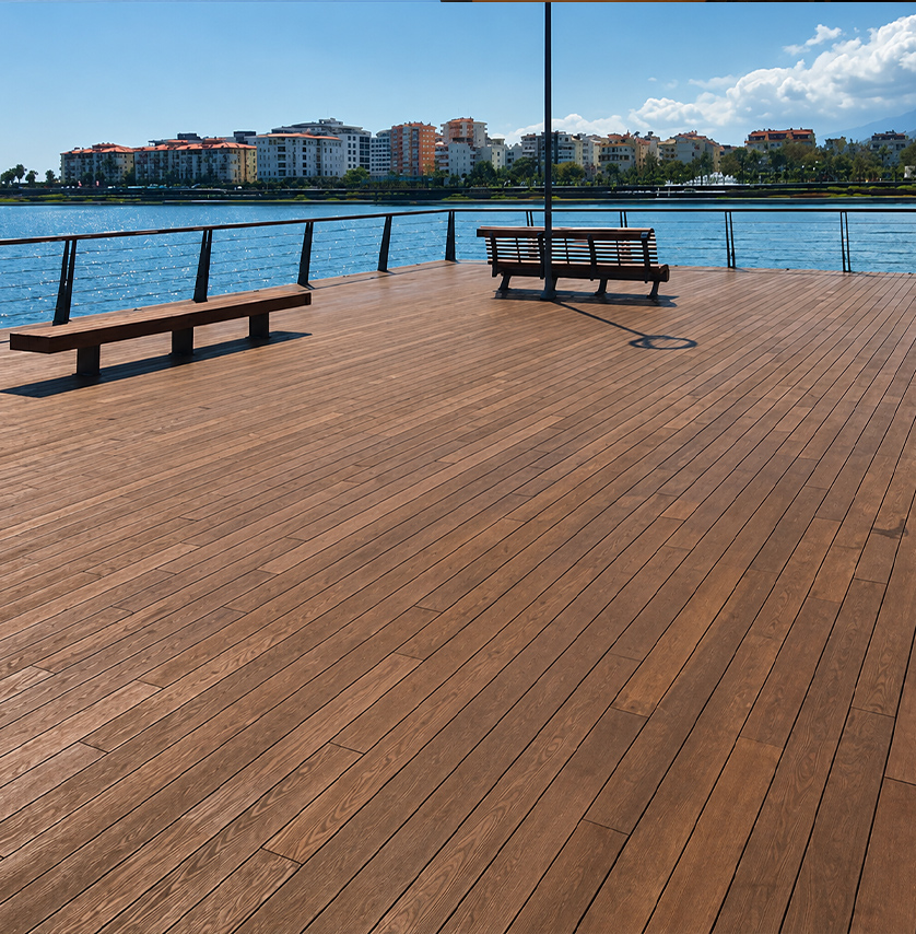 thermowood oak decking