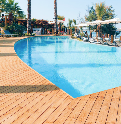 thermowood pine decking