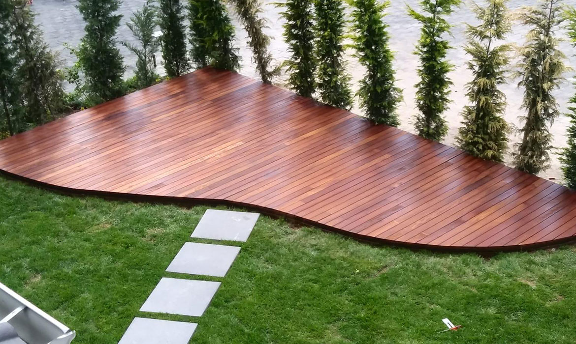oiled surface