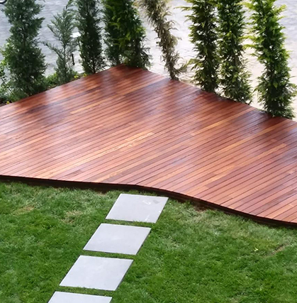 oiled surface